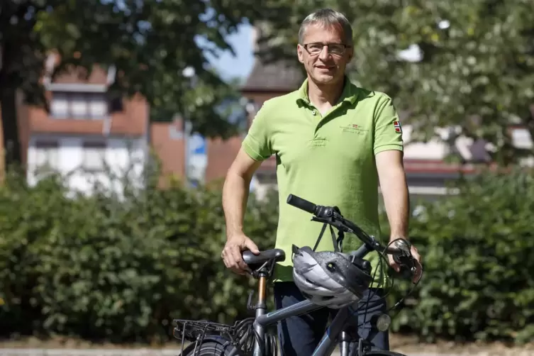 Will für die Fahrradfahrer in Kaiserslautern etwas bewegen: Rolf Jäger, neuer ADFC-Vorsitzender.