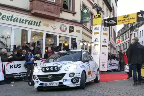 Auftakt beim Lauf zur deutschen Rallye-Meisterschaft in St. Wendel: Lokalmatador Marijan Griebel (Hahnweiler) startet. 