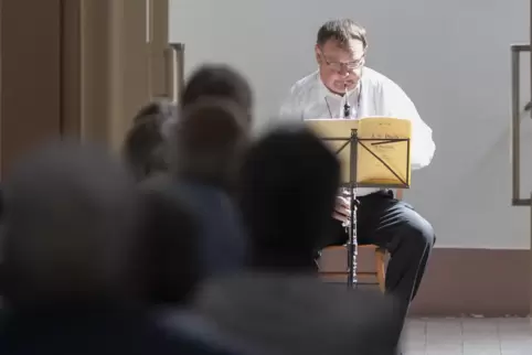 Veranstaltet seine Treppenhauskonzerte nun schon zum zwölften Mal: Oboist Holger Haase.