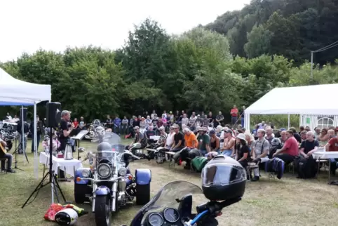 Der Motorradgottesdienst erfreut sich wachsender Beliebtheit.