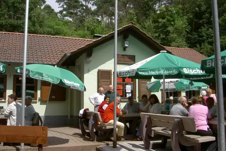 Die Kriegsbergh&uuml;tte des Pf&auml;lzerwald-Vereins G&ouml;llheim. 