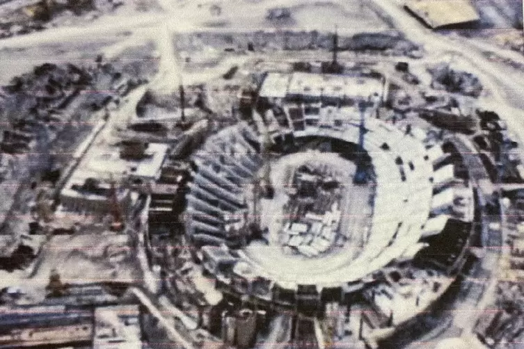 1968 fotografierte F&uuml;cks den Bau des Olympiastadions. 