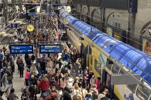 Die Grüne Jugend Saarpfalz bedauert es, dass das 9-Euro-Ticket zum 31. August ausläuft. Es wurde viel genutzt. Unser Foto entsta