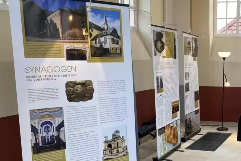 Informativ: die Schautafeln der Ausstellung.