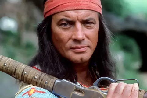 In seiner Paraderolle: Pierre Brice als Winnetou. 