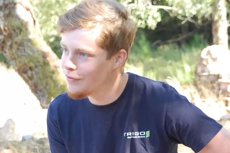 Der Finder: Arch&auml;ologie-Student Cl&eacute;ment Scherman. 