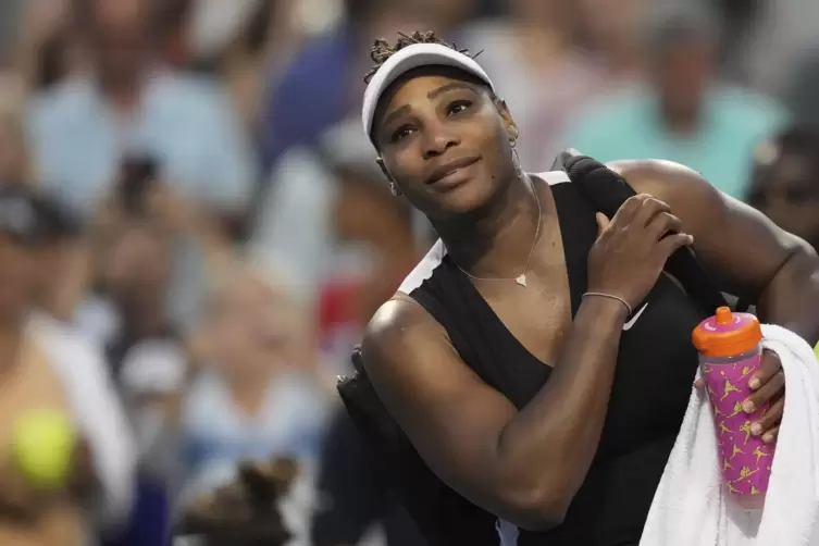 Der emotionale Abschied naht: Serena Williams.