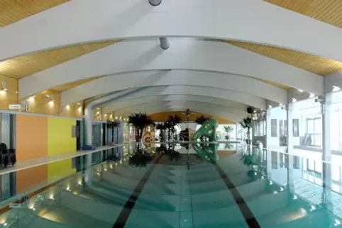 Das Hallenbad in Kirchheimbolanden.