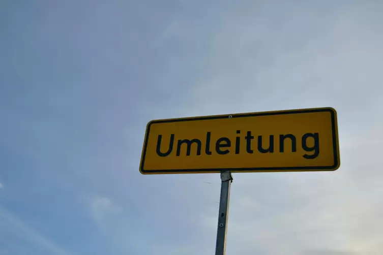 Die Bürger aus dem Donnersbergkreis mussten weiträumige Umleitungen in Kauf nehmen.