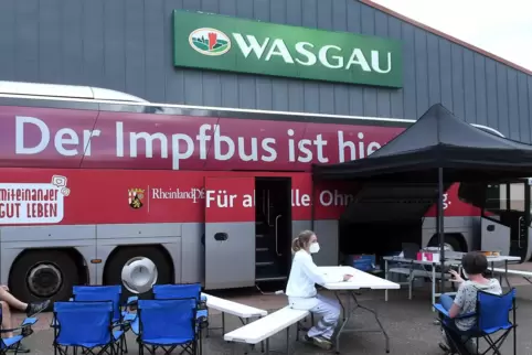 Der Impfbus machte bereits Station in Göllheim.