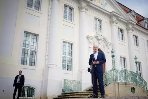 Schloss Meseberg soll wieder zur Harmonie führen: Kanzler Olaf Scholz (SPD) hofft auf einen Befreiungsschlag bei der Kabinettskl