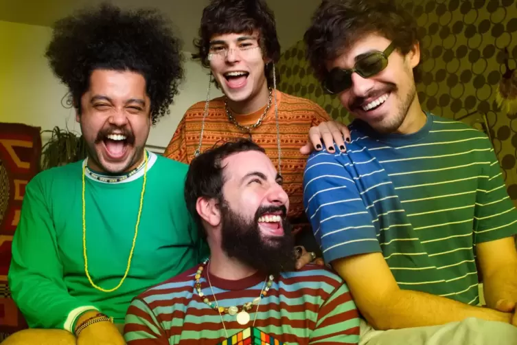 Psychedelic-Pop-Truppe aus Brasilien: Glue Trip.