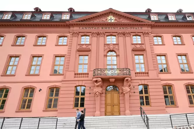 Das Landtagsgebäude.