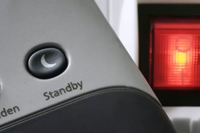 Geräte im Standby-Modus verbrauchen weiter Strom.