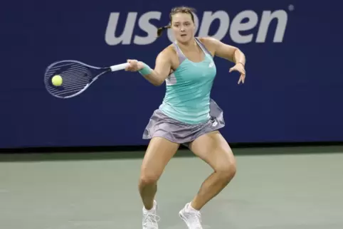 Jule Niemeier ist die letzte Deutsche im Einzelwettbewerb der US Open. 