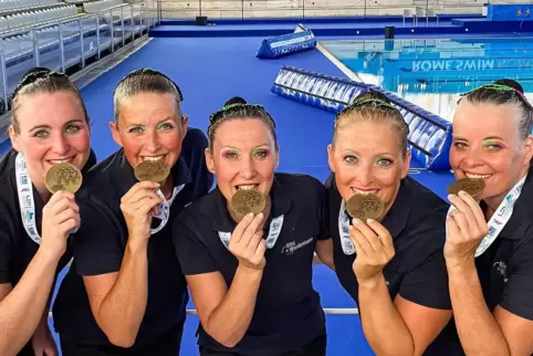 Zeigen Biss: die Synchronixen aus Mannheim.