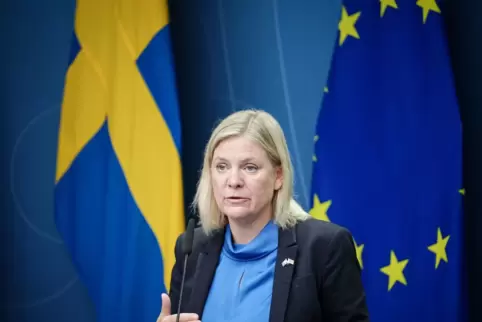 Magdalena Andersson ist seit vergangenem Jahr Ministerpräsidentin Schwedens.