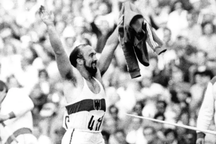 Olympiasieger im Speerwerfen: Klaus Wolfermann.