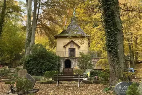 Die Huber-Kapelle auf dem Hauptfriedhof.