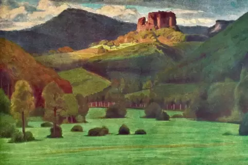  "Das Tal" von Franz Hein, dem Gründer der Künstlerkolonie Obersteinbach, ist in der Sonderausstellung zu sehen.