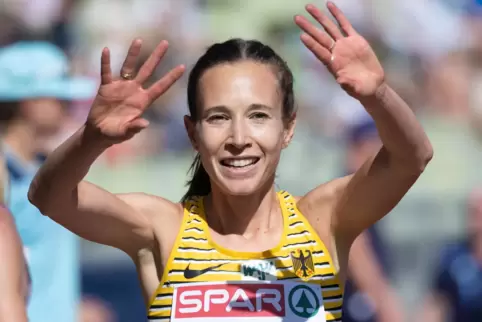 Hanna Klein war für den Startschuss geplant.