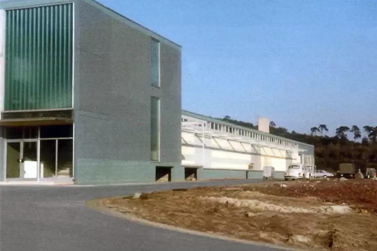 Das Werk in Eisenberg in den 1970er Jahren.