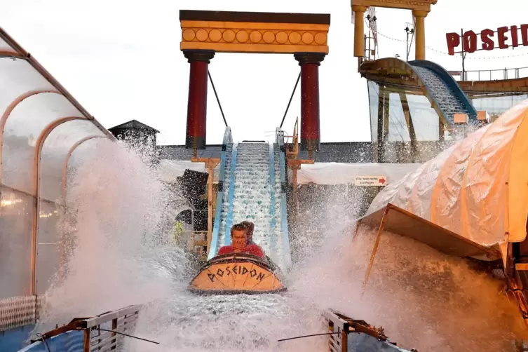 Spa&szlig; im Poseidon.