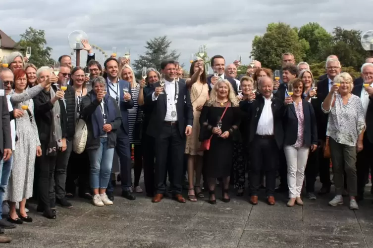 Trotz unruhiger Zeiten in Europa: Die Gäste aus den fünf Partnerstädten genießen das erste Treffen nach der pandemiebedingten Pa