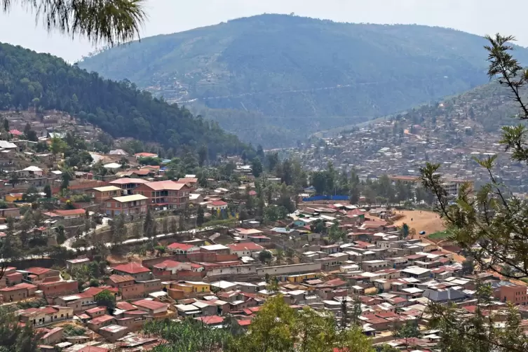 Partnerland von Rheinland-Pfalz: Ruanda (Bild: Hauptstadt Kigali). 