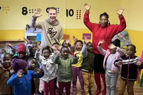 Das erste Projekt verschlug Maximilian Kuntz in das Kapstädter Township „Lwandle“. Dort half der Blieskasteler in einer Vorschul