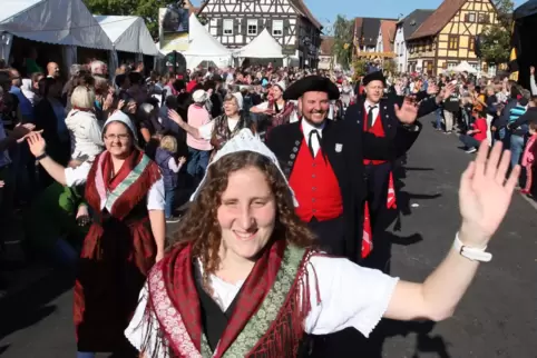 38 Gruppen sind beim Festumzug am Sonntag dabei. 2019 waren es 42.