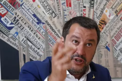 Will niemals irgendwelches Geld aus Moskau erhalten haben: Lega-Chef Salvini. 