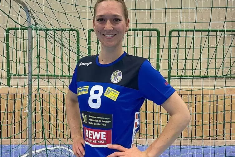 Laura Kayser hat den ersten Oberliga-Einsatz f&uuml;r die TSG Ha&szlig;loch schon hinter sich.