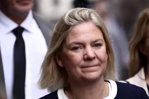 Noch-Ministerpräsidentin Magdalena Andersson hat den Sieg des konservativ-rechten Lagers eingeräumt. 