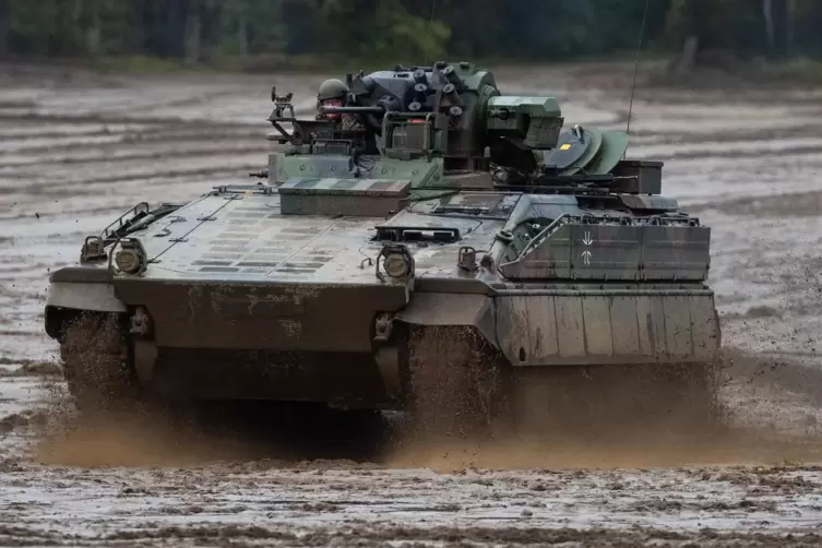 Auch der Sch&uuml;tzenpanzer Marder ist in der Ukraine begehrt.