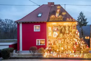 Ein Haus bei Völklingen: Bild von Hans-Jürgen Burkard. 