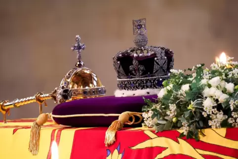 Bis Montag steht der Sarg von Elizabeth II. in Westminster Hall.
