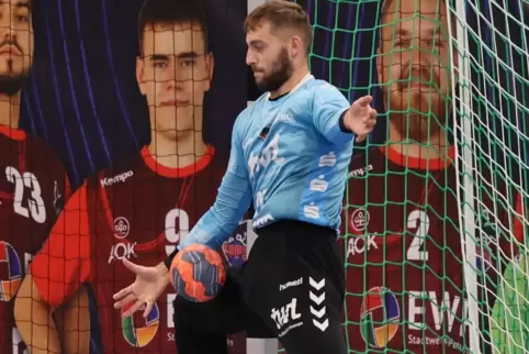 Ziga Urbic kam im Spiel beim Aufsteiger Potsdam auf zwölf Paraden und hielt dazu noch drei Siebenmeter. Ziga Urbic kam im Spiel beim Aufsteiger Potsdam auf zwölf Paraden und hielt dazu noch drei Siebenmeter.