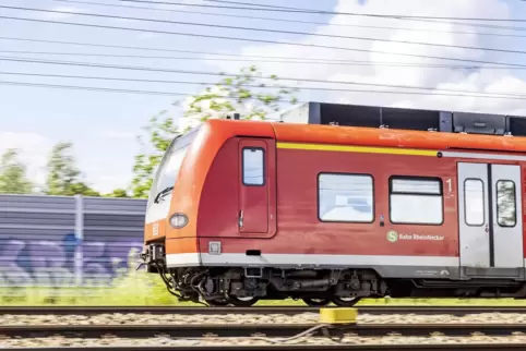 Eine S-Bahn, die tatsächlich fährt. 
