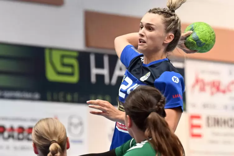 Marlena Schilling steuerte fünf Treffer zum Haßlocher Sieg bei.