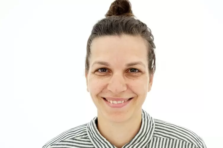 Kunstvermittlerin Lisa Weber