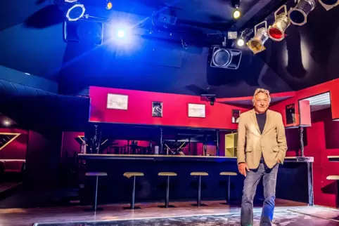 Eberhard Klingler in seiner früheren Disco. Ob sich die Tanzfläche im Baccara irgendwann wieder füllt? 