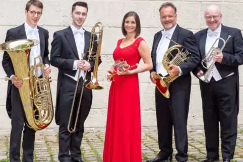 Rund um die Welt zu Hause und am 15. Oktober auch in Deidesheim: „Harmonic Brass“.