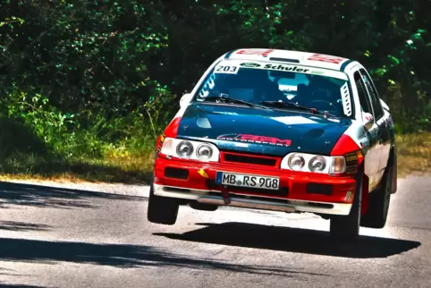 Rallyefahrzeuge haben am Samstag zwischen Reichweiler und Eckersweiler Vorfahrt. 