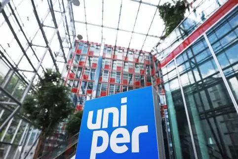 Das Foyer der Hauptverwaltung des Energieversorgungsunternehmens Uniper in Düsseldorf.