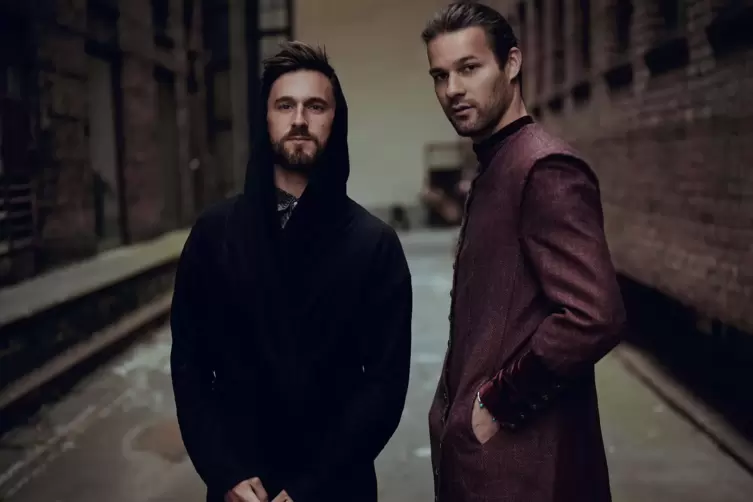 Haben schon auf der Stra&szlig;e Musik gemacht: das Duo Beranger. 