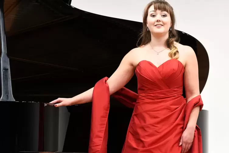  Sopranistin Michelle-Marie Nicklis: Die Preisträgerin von 2012 stammt aus Bad Dürkheim, hier in einem Schlarb-Konzert 2018. 