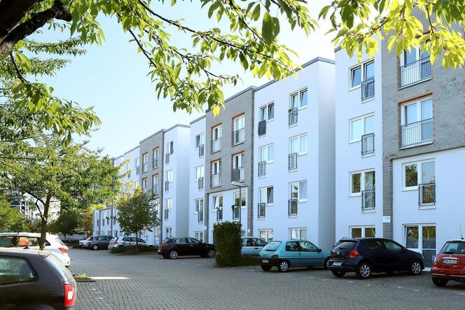 Das Studierendenwerk Vorderpalz betreibt sieben Wohnheime in vier Städten – hier das Wohnheim in der Godramsteiner Straße in Lan