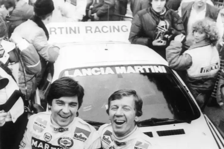 Dritter Monte-Sieg: Walter Röhrl (rechts) mit Christian Geistdörfer 1983.