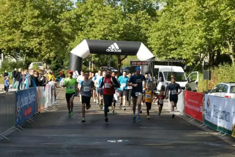 Start bei einem der früheren Seewoogläufe. 
